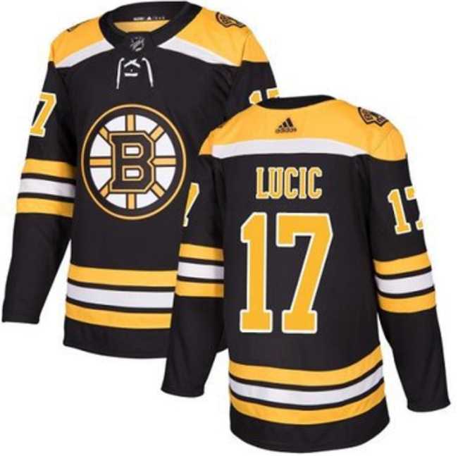 Mens Boston Bruins #17 Milan Lucic Black Stitched Jersey->boston bruins->NHL Jersey